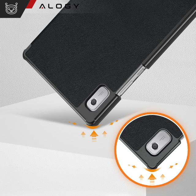 Alogy Etui na tablet Lenovo Tab M9 2023 9" TB310XU TB310FU Book Cover Case Czarne