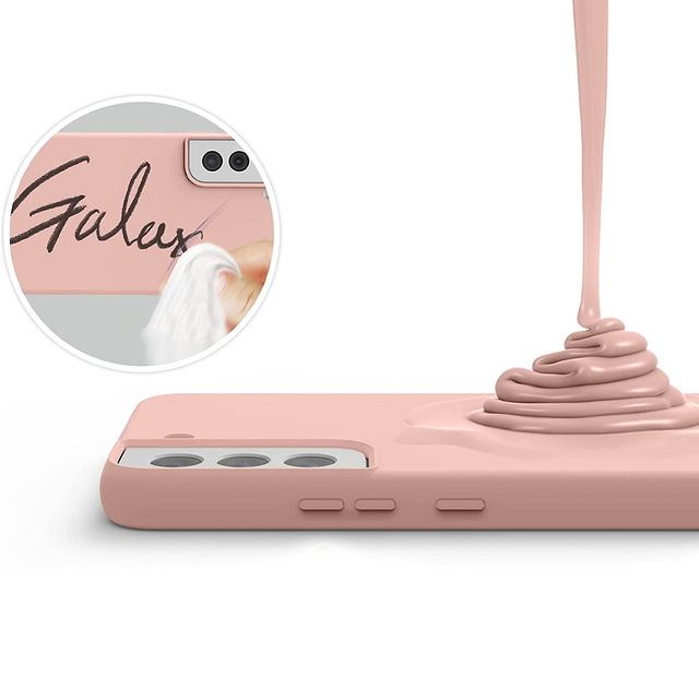 Alogy Thin Soft Case Etui ochronne do telefonu do Samsung Galaxy S22 Plus Różowe