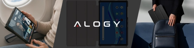 Etui do Lenovo Tab 10.1 TB-311, Smukłe Ochronne z Klapką, Składana Okładka Slim, Alogy BookGuard™ – Czarne