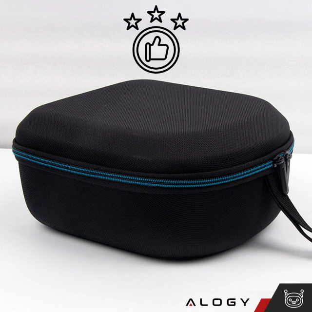 Etui ochronne do Oculus Quest 3 Alogy Hard Case obudowa ochronna + ochrona okularu Czarne