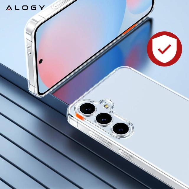 Etui do Samsung Galaxy S24 FE obudowa ochronna na telefon Alogy HybridShield™️ Case Przezroczyste