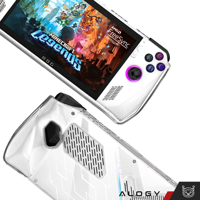 Alogy Etui do konsoli Asus Rog Ally Clear Case obudowa pokrowiec silikonowe nakładka przezroczyste