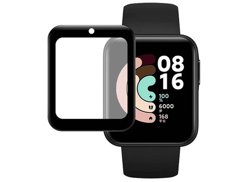 Alogy 2x Szkło na smartwatch elastyczne 3D do Xiaomi Mi Watch Lite Black