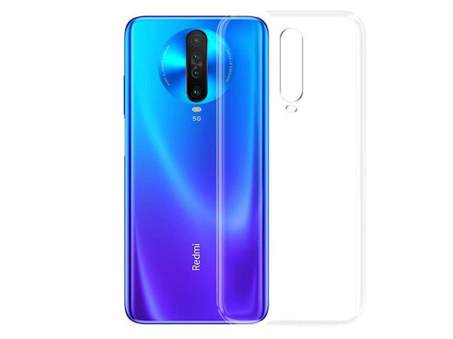 Etui na telefon silikonowe do Xiaomi Redmi K30/ Poco X2 silikonowe przezroczyste