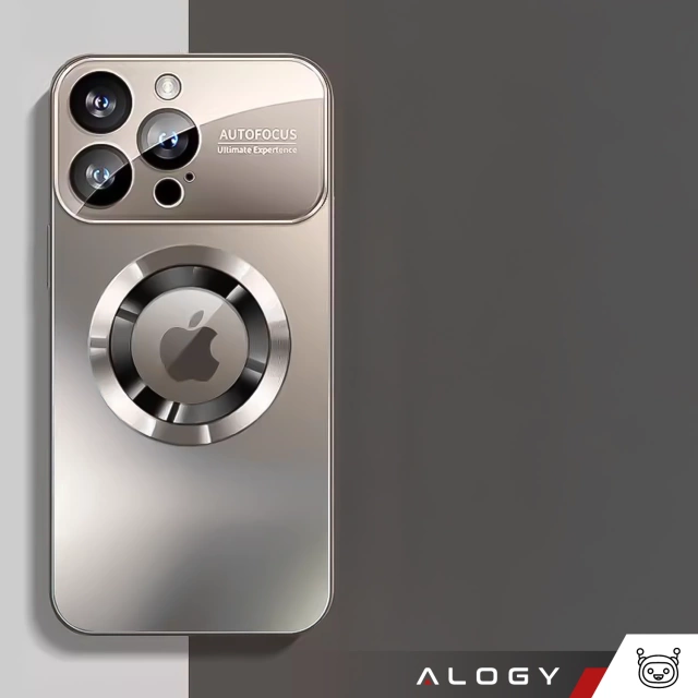 Etui do Apple iPhone 16 Pro obudowa Alogy MagSafe LuxeShield™ Case z ochroną obiektywów do MagSafe Titanium
