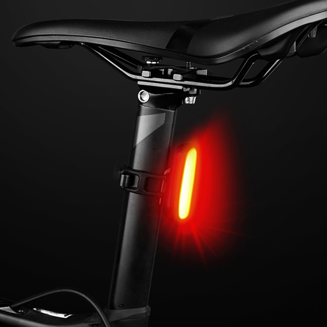 Alogy Tylna lampka rowerowa LED USB światło oświetlenie na rower Czarwone