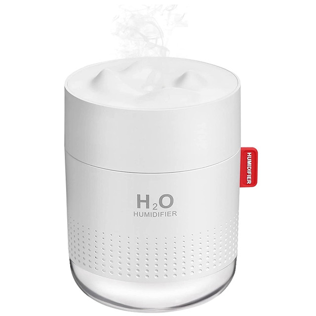Alogy Nawilżacz powietrza mini Przenośny na biurko USB 500 ml Biały