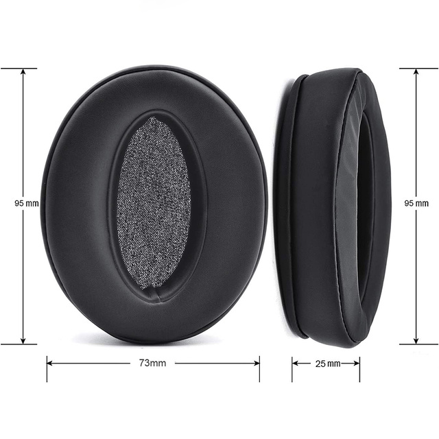Alogy Nauszniki Gąbki na słuchawki pady do SENNHEISER HD 4.40BT HD 4.50BT Black