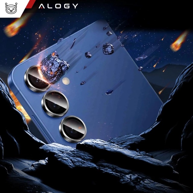 Alogy Lens Protector PRO+ Szkło do Samsung Galaxy S25 osłona na aparat obiektyw nakładka ochronna