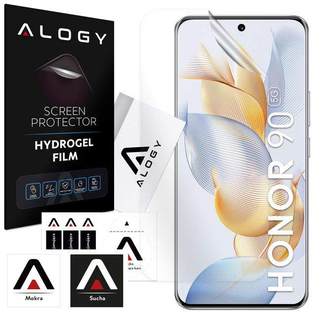 Folia Hydrożelowa do Honor 90 5G ochronna na telefon na ekran Alogy Hydrogel Film