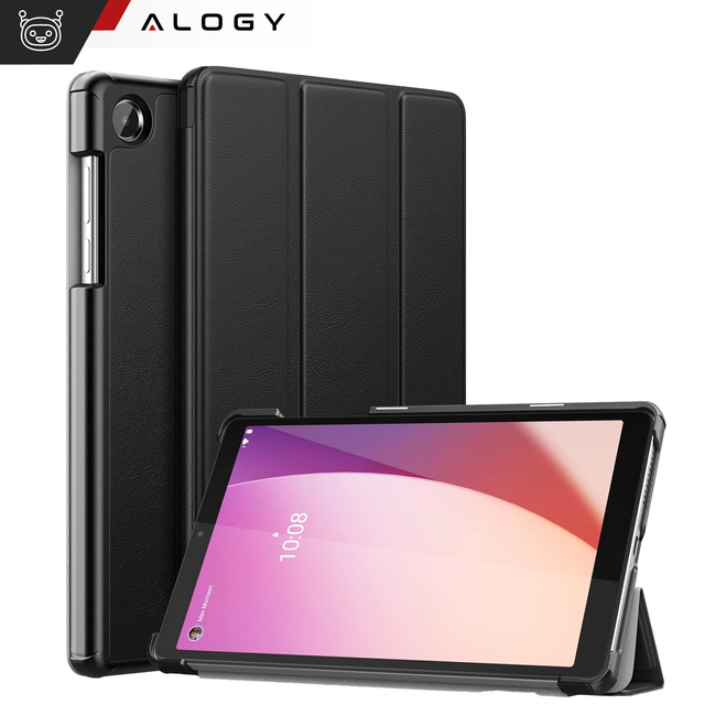 Alogy Etui do Lenovo Tab M8 4gen. TB300XU TB300FU Book Cover Case obudowa ochronne Czarne