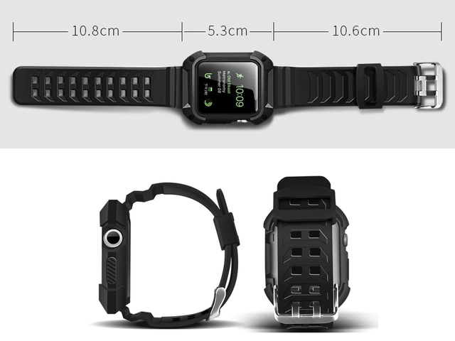 Alogy Etui do smartwatcha z paskiem Armor Case do Apple Watch 4/5/6/SE 44mm