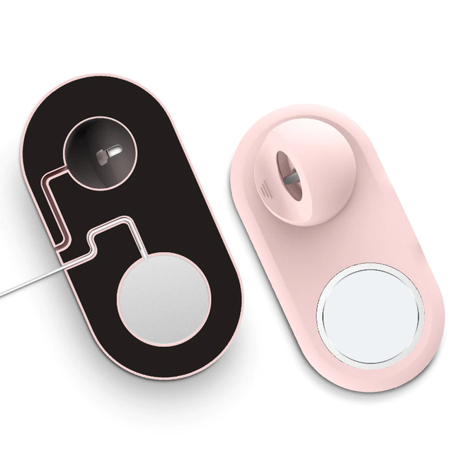Alogy Uchwyt stacja do MagSafe 2w1 stojak do Apple Watch/ iPhone 13 12 Różowy