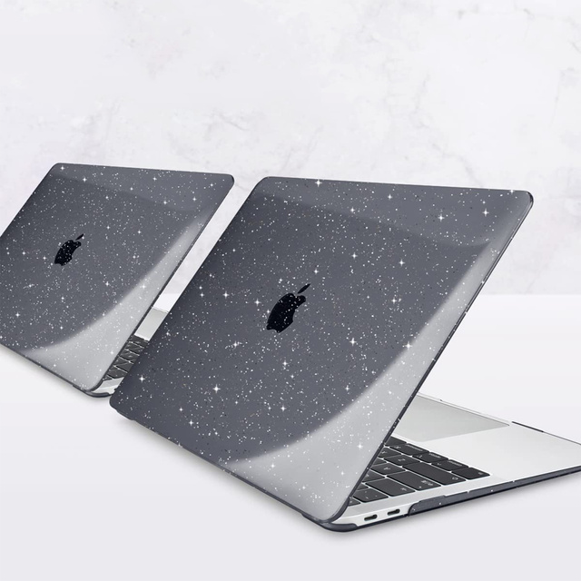 Alogy Etui Hard Case do Apple MacBook Air 13 M1 2020 Glitter Black