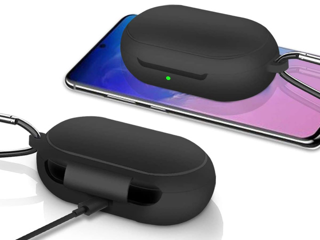Alogy Etui silikonowe Slim Case do Samsung Galaxy Buds/ Buds Plus Czarne