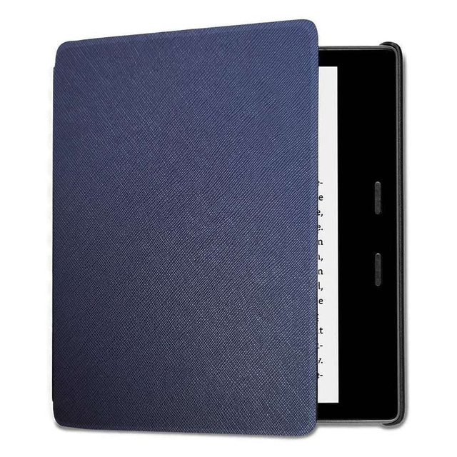 Alogy Etui na czytnik Slim Leather do Kindle Oasis 2/3 granatowe