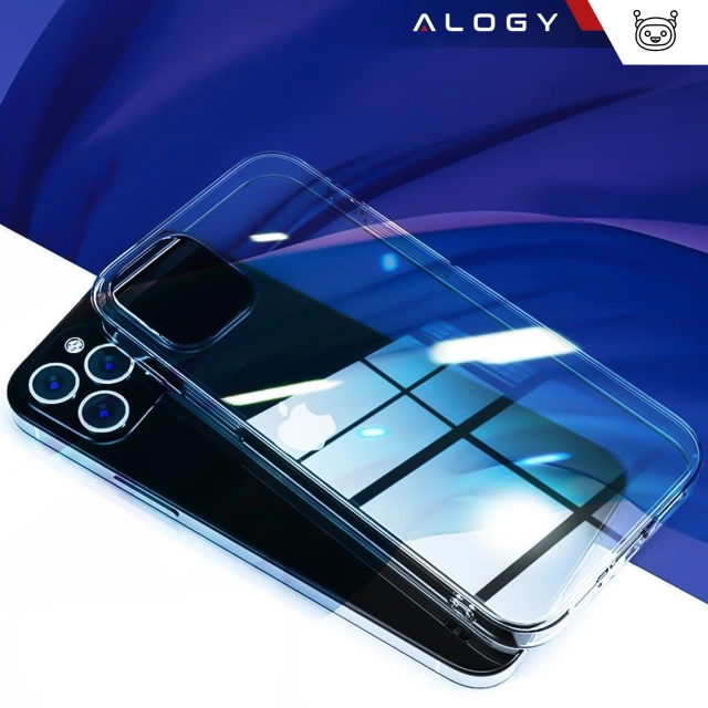 Alogy Etui na telefon pancerne obudowa Hybrid Case z osłoną na aparat do Apple iPhone 13 Pro Przezroczyste