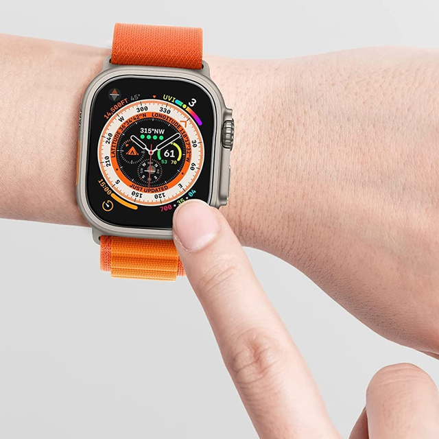Alogy 2x Szkło na smartwatch elastyczne 3D do Apple Watch Ultra 49mm Black