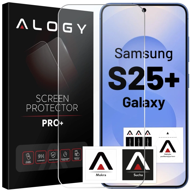 Etui do Samsung Galaxy S25 Plus Case do MagSafe Wzmocniona Pancerna ochrona obiektywów z funkcją podstawki obudowa ochronna na telefon Alogy HeavyDuty Mag™️Czarne