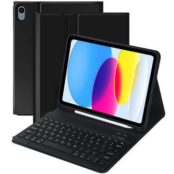 Alogy Etui z klawiatura bezprzewodowa Keyboard Case z miejscem na rysik do Apple iPad 10.9 2022 Czarne