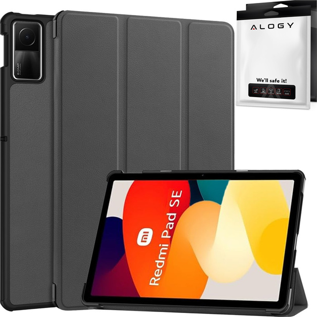 Etui na tablet do Xiaomi Redmi Pad SE 2023 11" obudowa ochronna z klapką Case Alogy Book Cover Szare