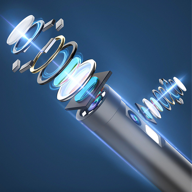 Alogy Duo Cam Endoskop Kamera inspekcyjna endoskopowa 1920 Full HD Lightning do iPhone, USB-C, micro USB 3m 8mm czarna