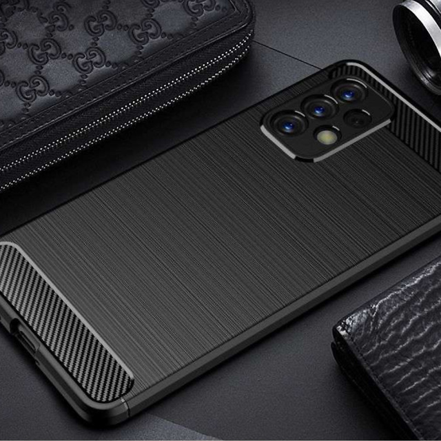 Etui na telefon do Samsung Galaxy A73/ A73 5G Alogy Rugged Armor obudowa TPU Carbon Black