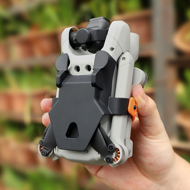 Alogy Blokada zabezpieczenie osłona śmigieł Wings opaski do drona do DJI Mini 3 Pro Czarno-pomarańczowy