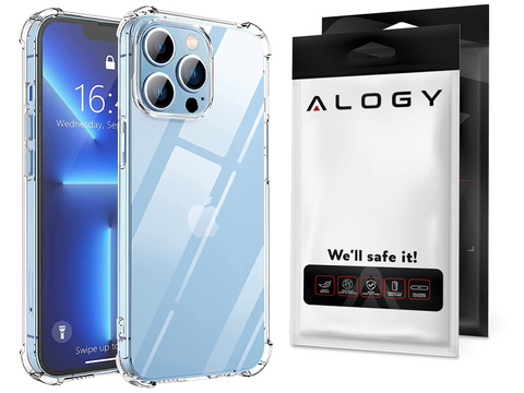 Alogy Etui na telefon pancerne ShockProof do Apple iPhone 13 Pro Max 6.7 Przezroczyste