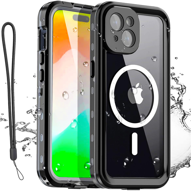 Etui do Samsung Galaxy S24 pancerne obudowa + folia na ekran hydrożelowa Case 360 Defense Pro Alogy czarne