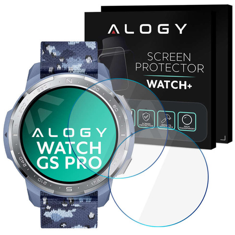 Alogy 2x Szkło ochronne do smartwatcha 9H do Huawei / Honor Watch GS Pro