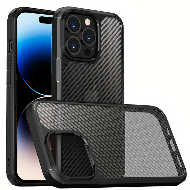 Alogy Etui ochronne na telefon Alogy Techsuit CarbonFuse obudowa do Apple iPhone 14 Pro Max Black