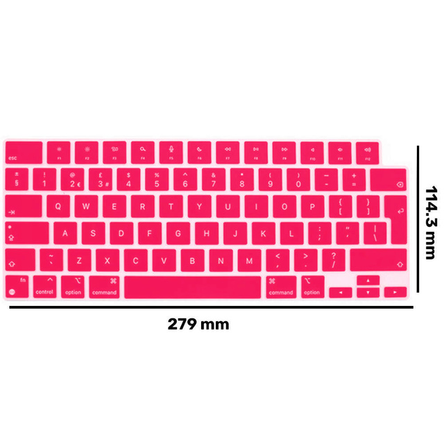 Alogy Nakładka ochronna silikonowa na klawiaturę do Apple Macbook Pro 14/16 M1 2021 A2442/A2485 Przezroczysta