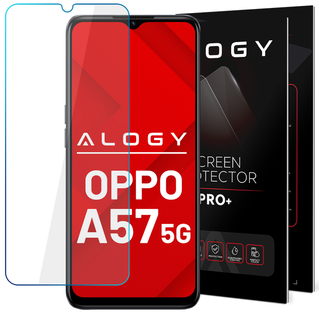 Alogy Szkło hartowane 9H ochrona na ekran szybka do Oppo A57 5G