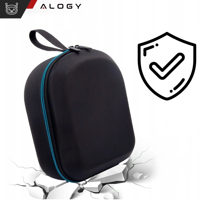 Etui ochronne do Oculus Quest 3 Alogy Hard Case obudowa ochronna + ochrona okularu Czarne