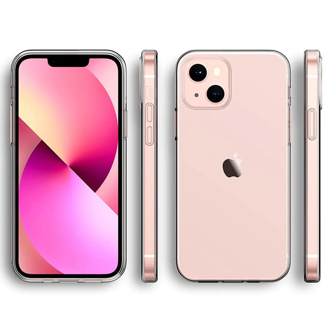 Alogy Etui na telefon silikonowe obudowa Silicone case do Apple iPhone 14 Plus Przezroczyste