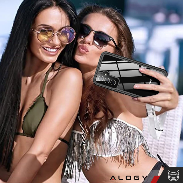 Alogy Etui do Samsung Galaxy A55 5G Pancerne wodoodporne IP68 360 Armor Case wbudowana szybka czarne