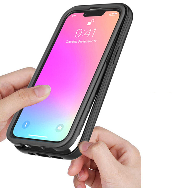 Alogy Etui pancerne Defense Pro + Screen Protector do Apple iPhone 14 Pro Max Black