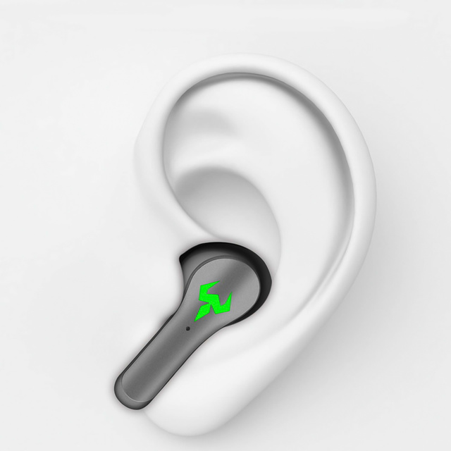 Alogy Słuchawki bezprzewodowe Bluetooth 5.2 TWS 9D EarPhones z stacją dokującą z mikrofonem PowerBank dla graczy Czarne