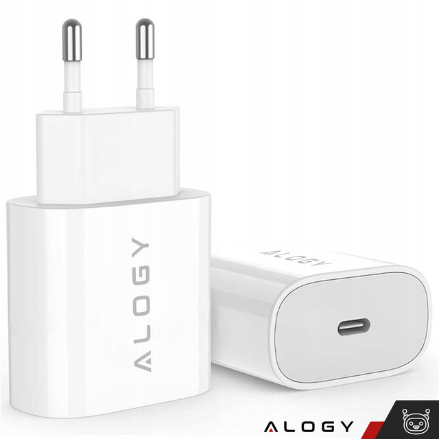 Alogy Ładowarka sieciowa szybka USB-C PD 20W Biała