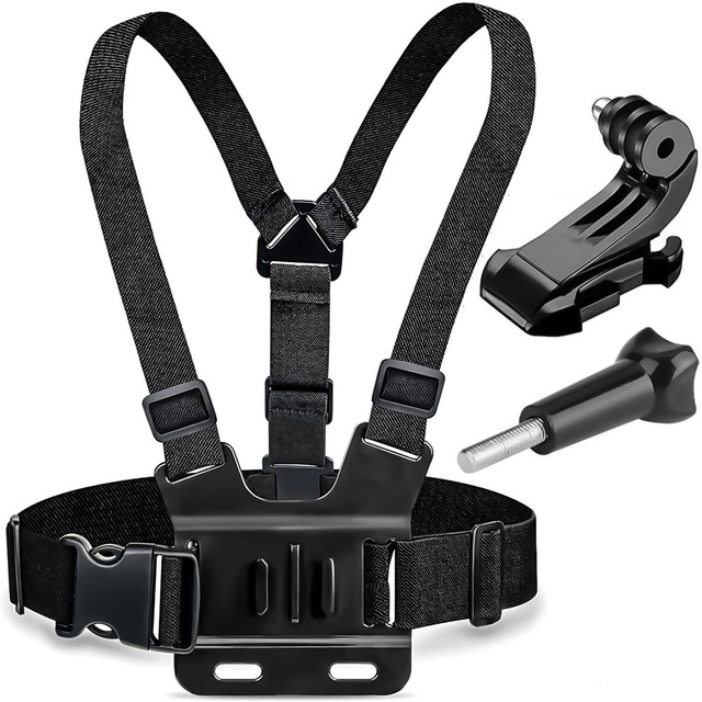 Alogy Regulowane szelki uchwyt na klatkę do GoPro Hero 10/9/8/7/6/5