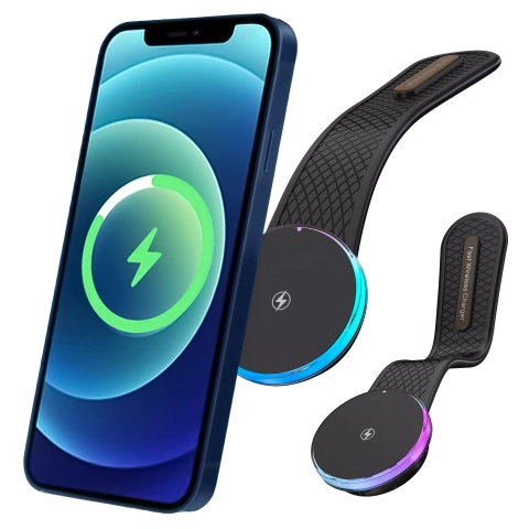 Uchwyt samochodowy Alogy Car Holder do MagSafe z ładowaniem indukcyjnym 2w1 15W Czarny