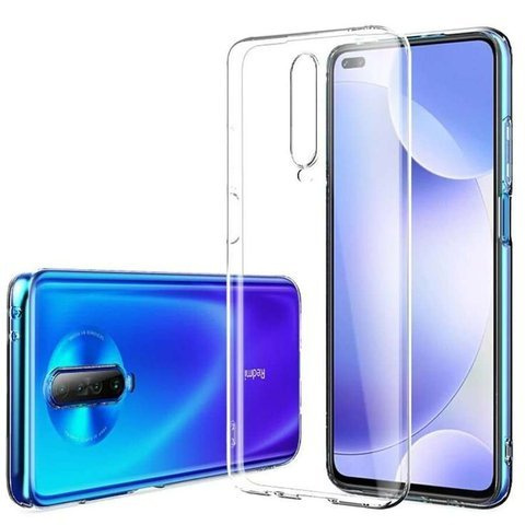 Etui na telefon silikonowe do Xiaomi Redmi K30/ Poco X2 silikonowe przezroczyste