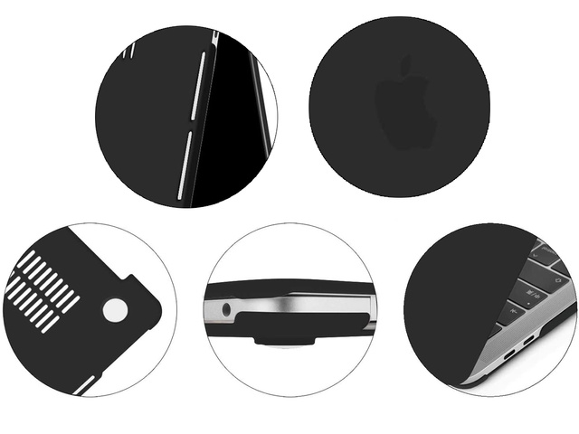 Etui na laptopa Alogy Hard Case mat do Apple MacBook Pro 13 M1 2021 Czarne