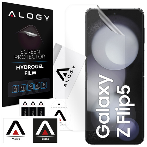 Folia Hydrożelowa do Samsung Galaxy Z Flip 5 ochronna na telefon na wewnętrzny ekran Alogy Hydrogel Film