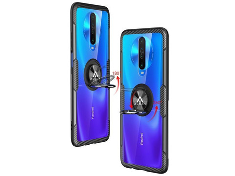 Etui na telefon Alogy Armor Ring Holder do Xiaomi Redmi K30/ Poco X2 czarne