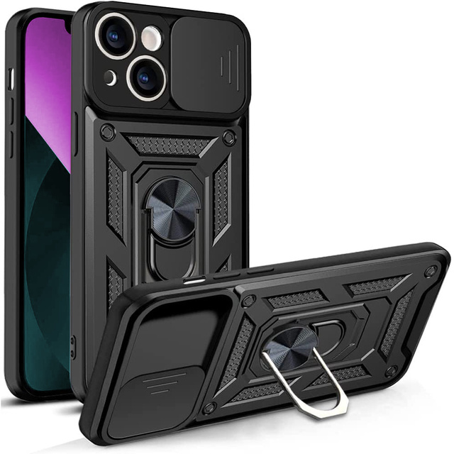  Alogy Etui na telefon Camshield Stand Ring z osłonką na aparat do Apple iPhone 13 Mini