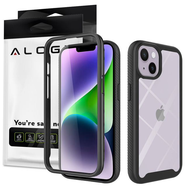 Alogy Etui pancerne Defense360 Pro + Screen Protector do Apple iPhone 14 Plus Black