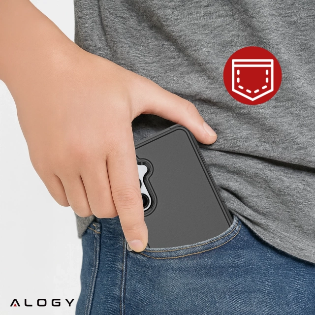 Etui do Samsung Galaxy A56 / A36 5G 2025 Pancerna Obudowa Ochronna na Telefon Wzmocniona Alogy HeavyDuty™️ Case Czarne