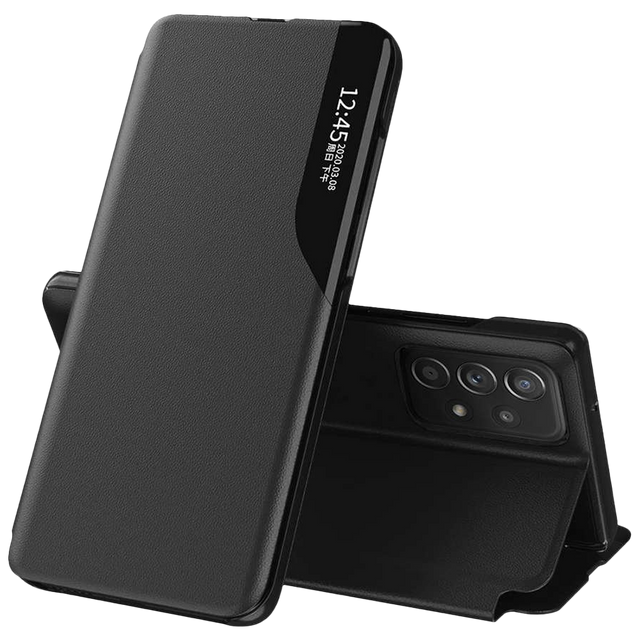 Alogy Etui na telefon portfel Smart View Cover do Galaxy A52 5G/ A52s Czarne